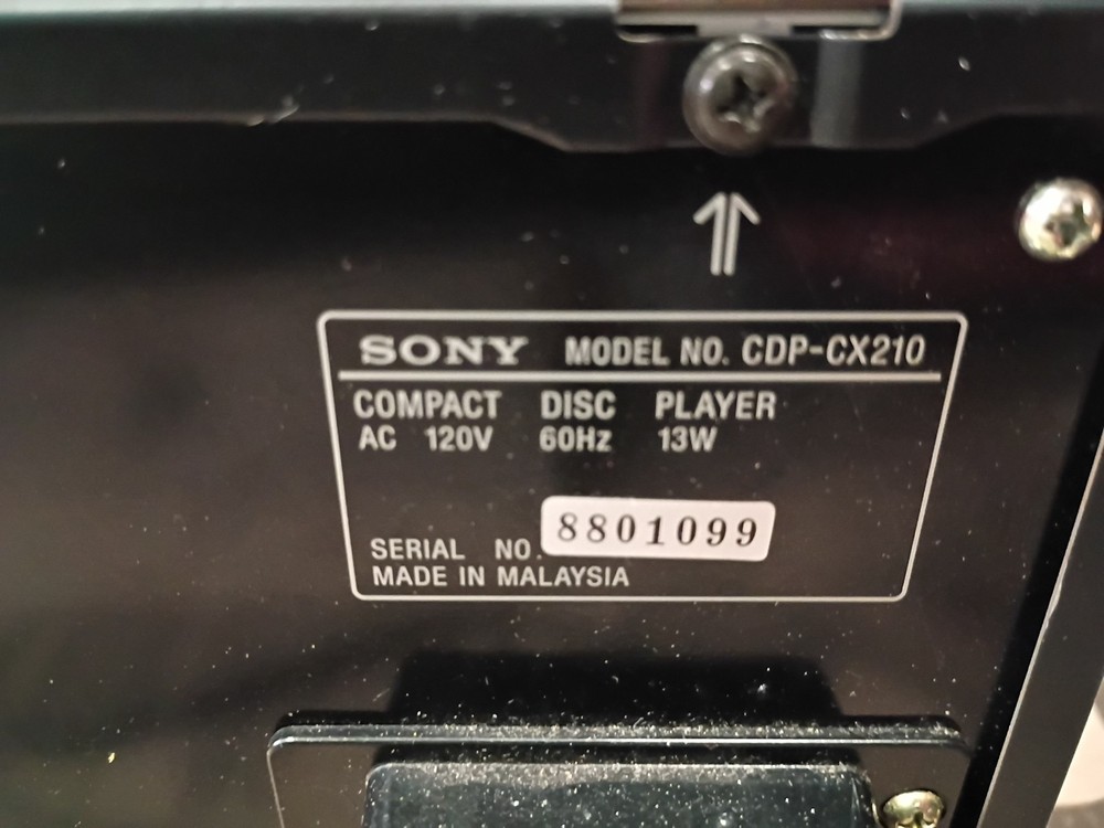 Sony CDP-CX200 CD Player No Remote Tested And Working