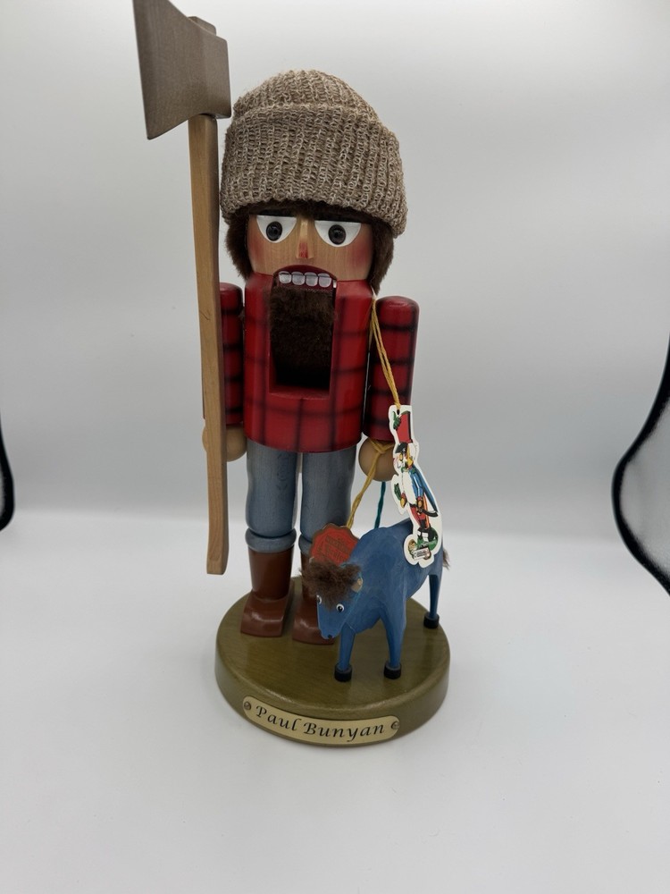 Steinbach 17inch #178/3000 Paul Bunyan Signed Nutcracker With Box
