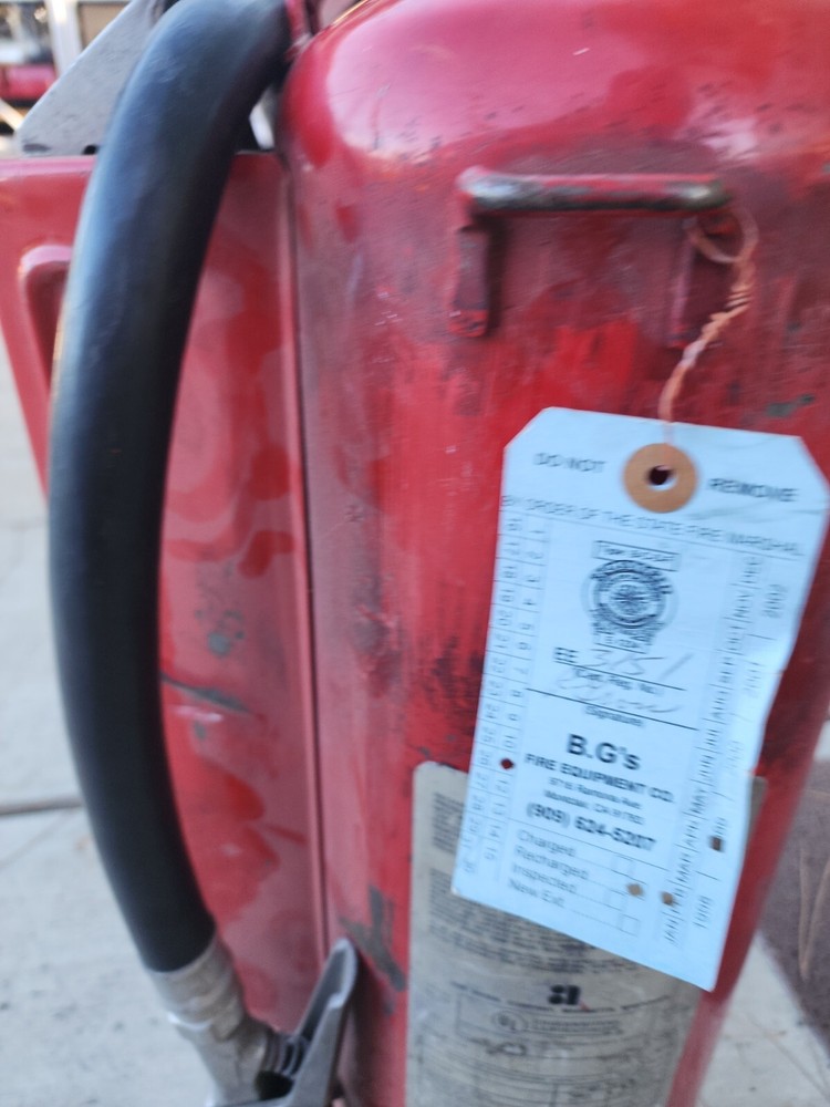 ANSUL 30LB CLASS D FIRE EXTINGUISHER. BLACK POWDER. FOR SPECIALIZED