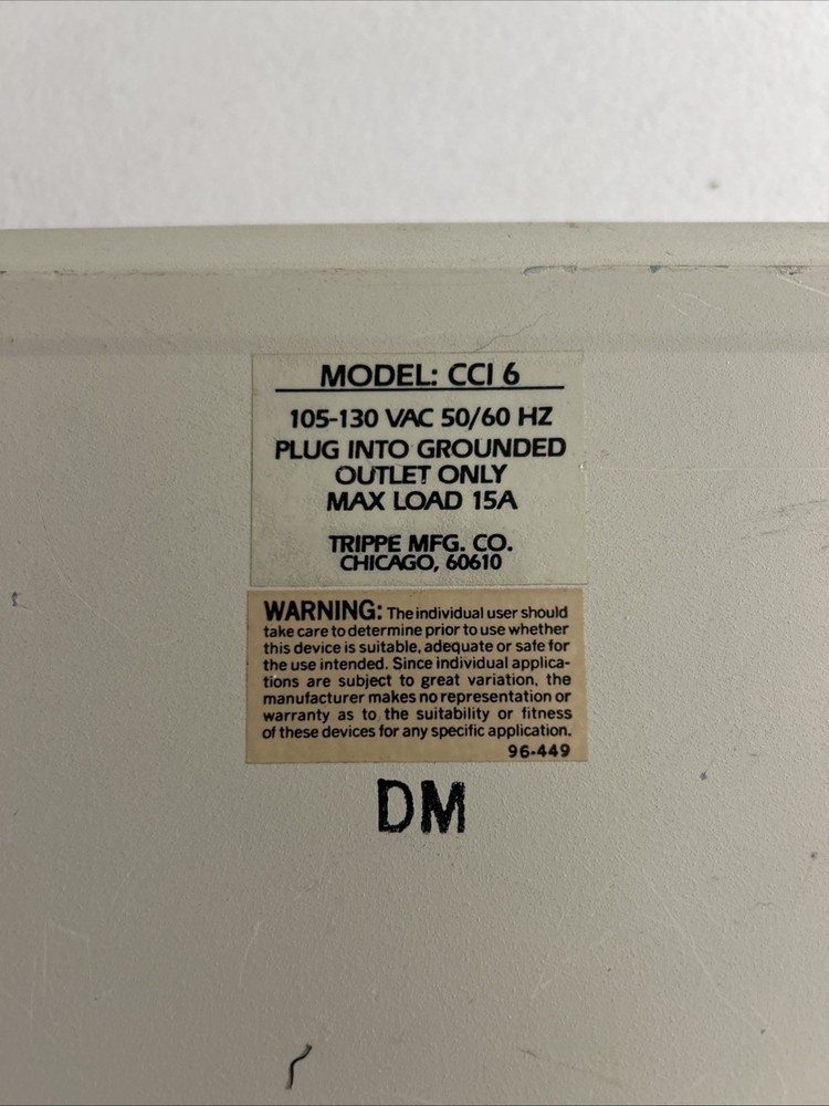Tripp Lite Isobar Command Console CCI 6-12 Transient Voltage Surge Supressor