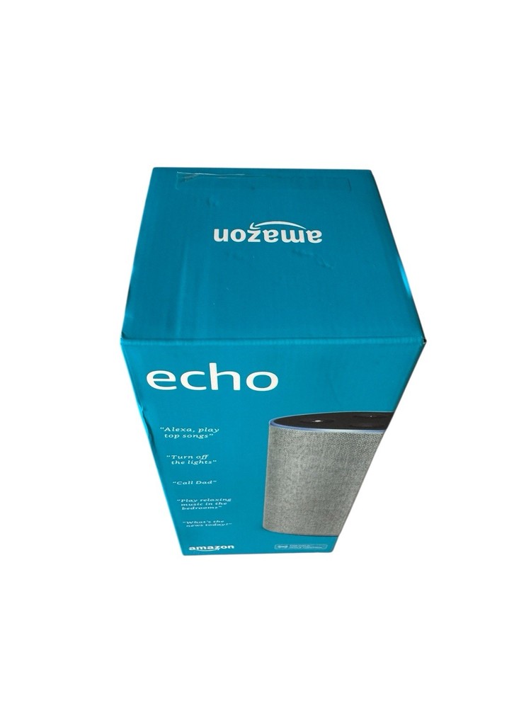 Amazon Echo (2nd Gen) Smart Speaker With Dolby Heather Gray.(NEW)