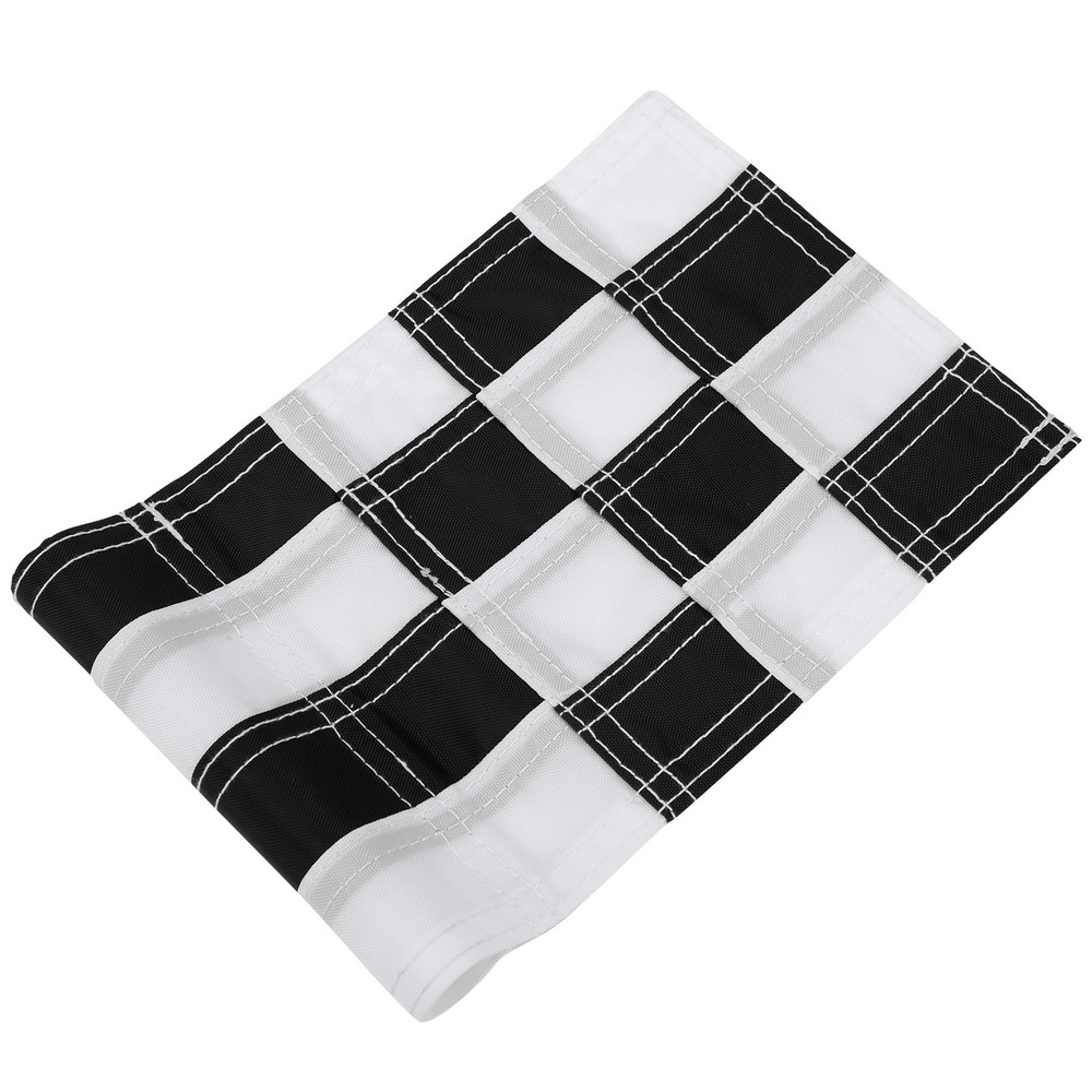 Checkered Backyard Practice Hole Pole Cup Flags Putting Green Flags