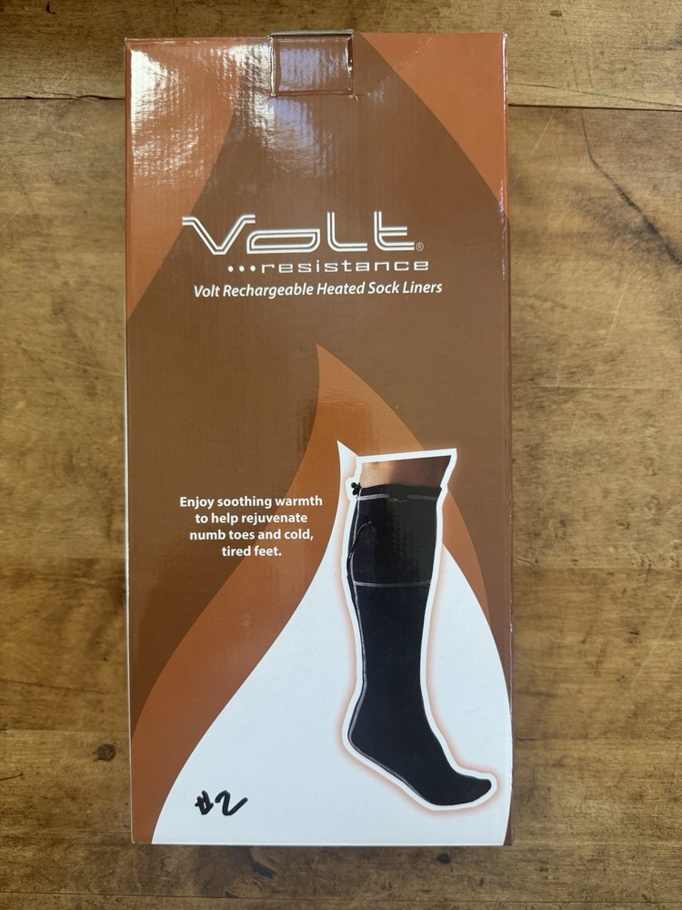 VOLT 3V Heated Socks- Black- Size Large