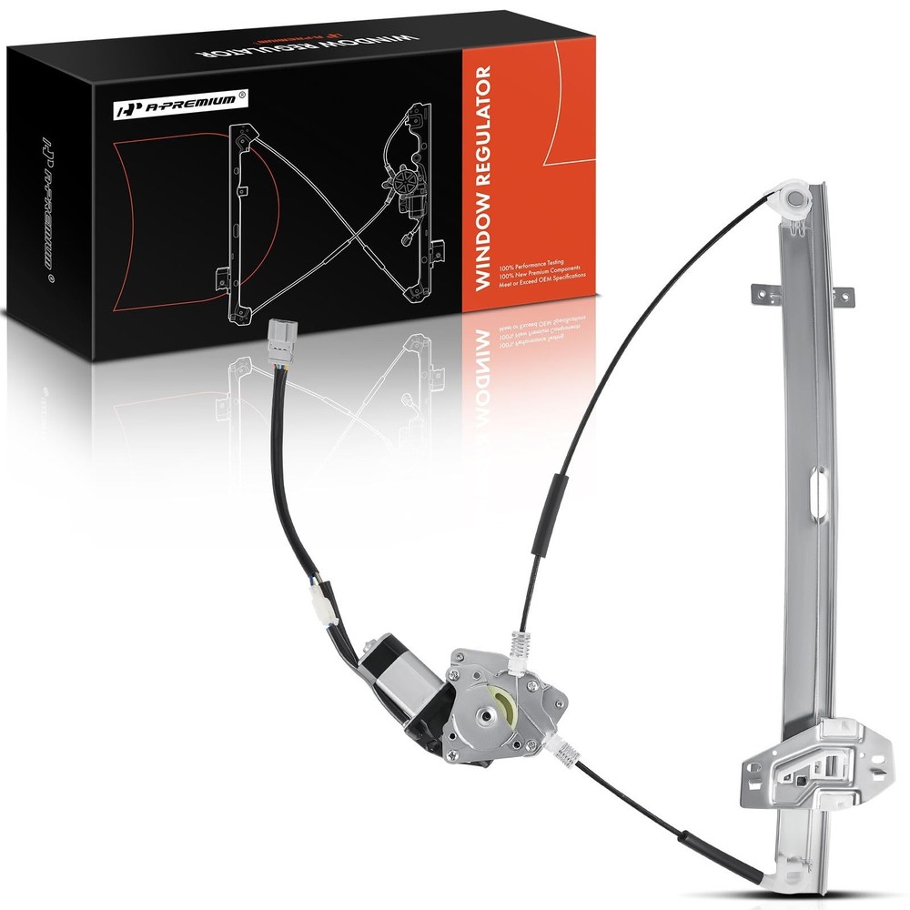 A-Premium Front Driver (Left) Side Power Window Regulator w/Motor Replacement...