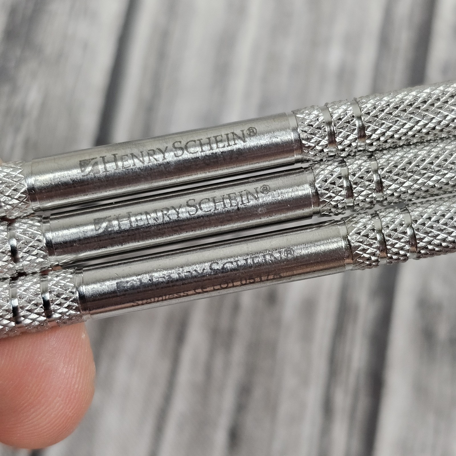 Lot Of 3 Henry Schein 101 9411 Surgical Curette Size 10 Miller Double End Dental