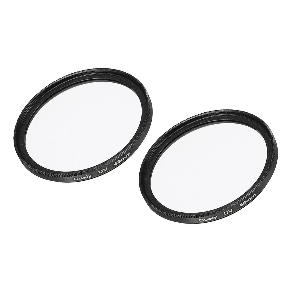 UV Lens Filters, 49mm Thin Protective Multilayer Frame, 2pcs