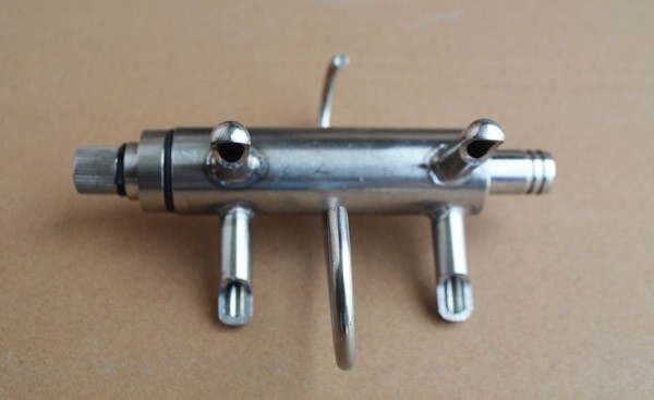 PreAsion 304 Stainless Steel Milk Claw for Piston Milking Machine Milker Cow