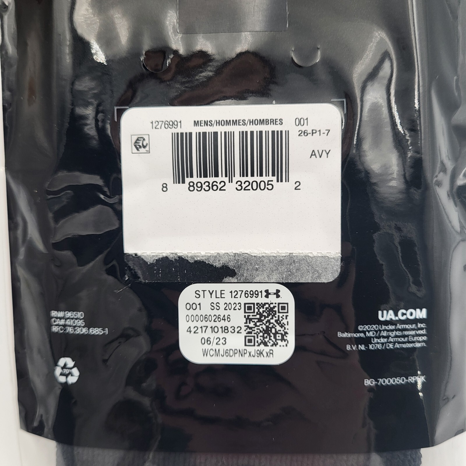 Under Armour 2 Pack Black White Mens 3" Wristbands Wicks Sweat 1276991