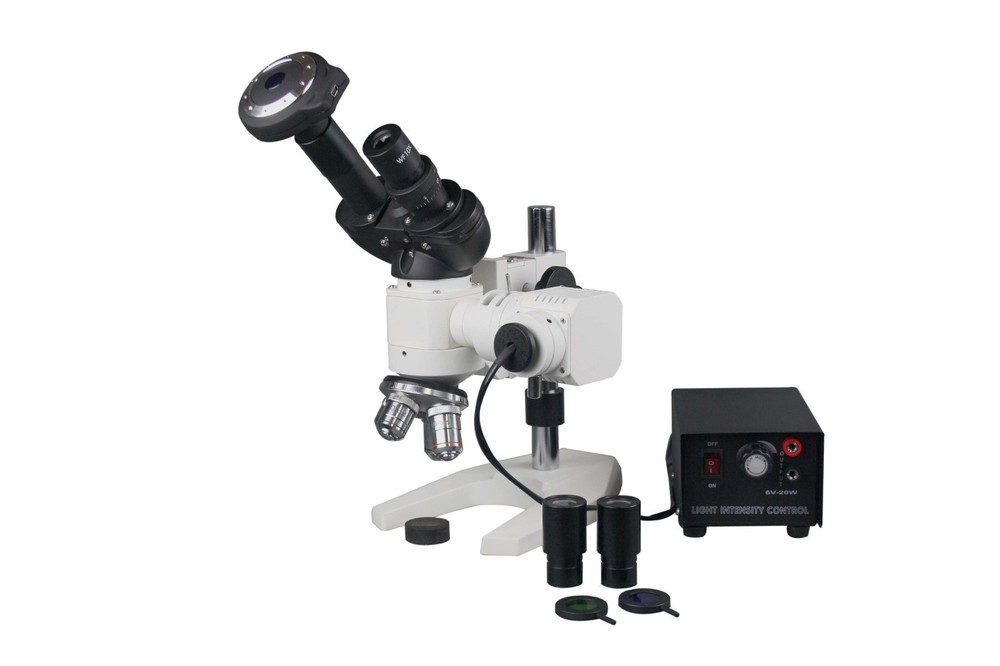 600X Metallurgical Microscope with Top Light and 3Mp USB Camera