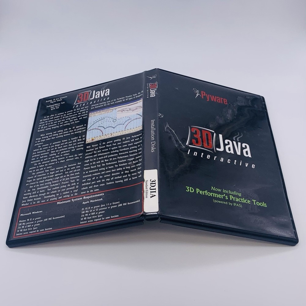 Pyware 3D Java Interactive Standard Ed V4 Marching Band Drill Writing Software
