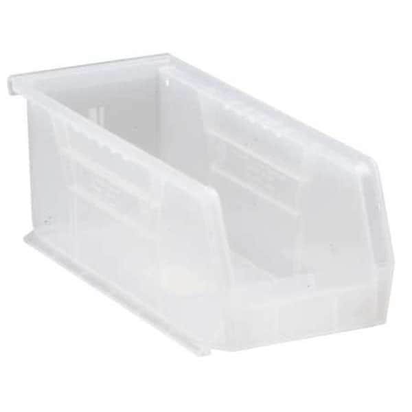 Quantum Storage Systems Qus224cl Hang & Stack Storage Bin, Polypropylene,