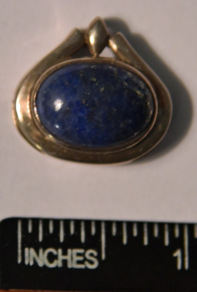 Lapis Lazuli & .925 Sterling Silver Pendant