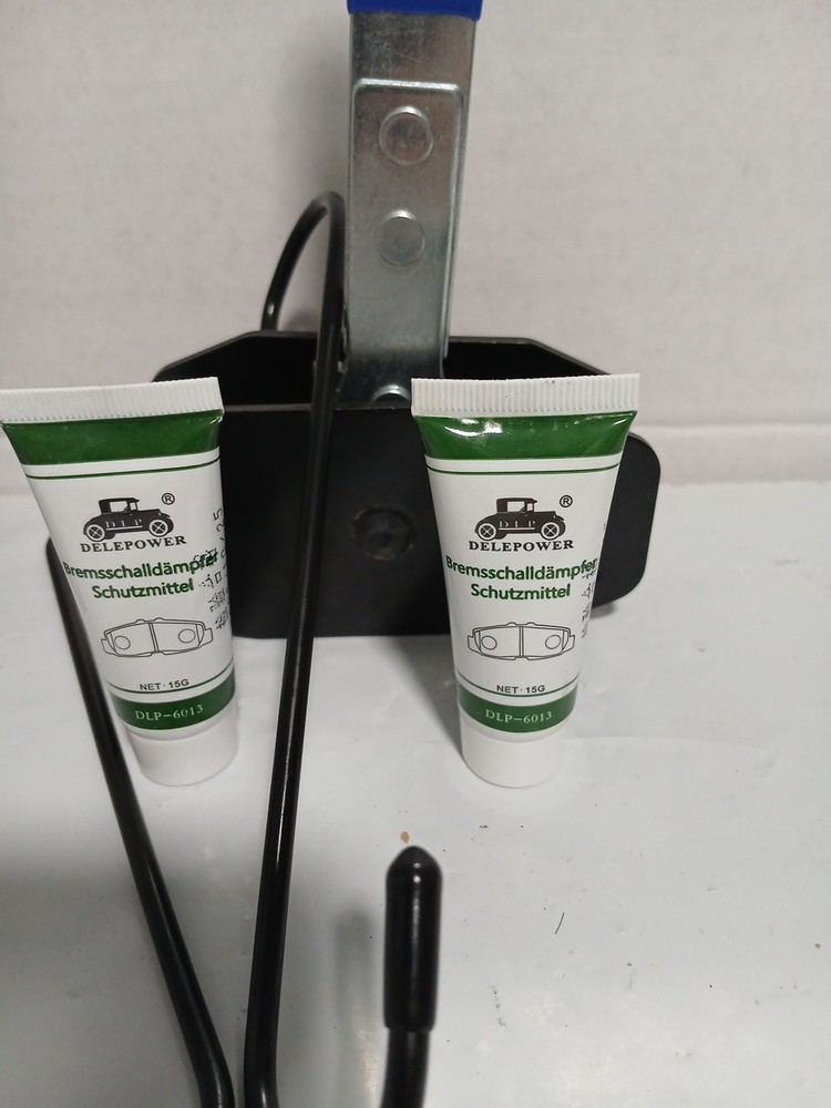 Brake Caliper Compression Tool with 2 Hooks, 2 Tubes Lubricant