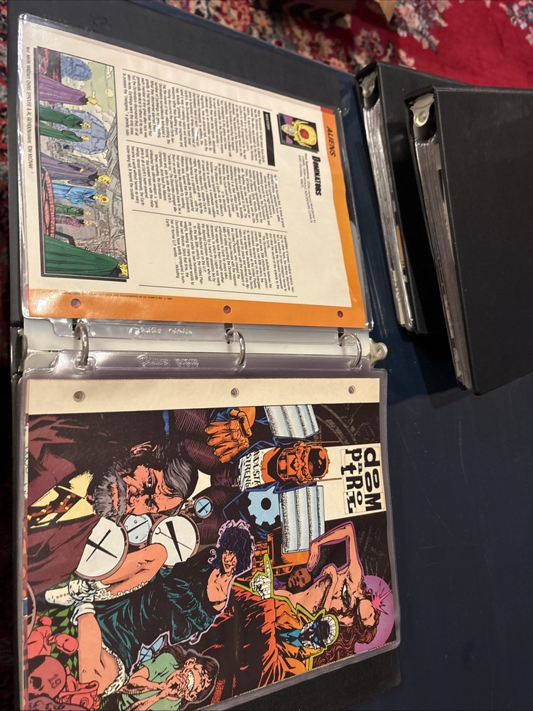 Comic Book Bio Binder