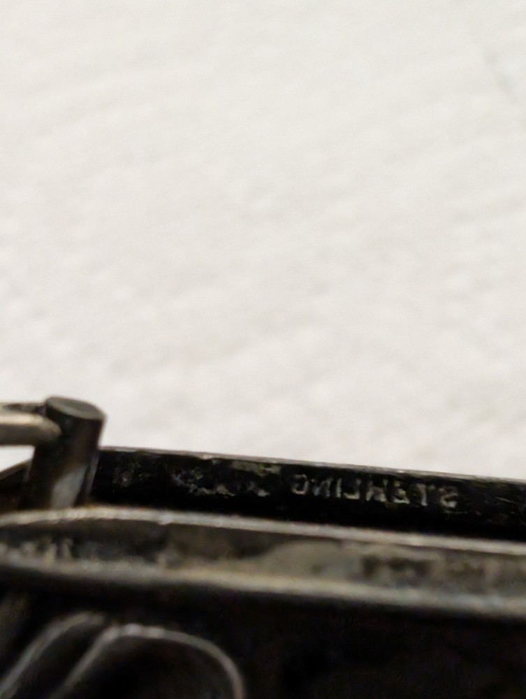 Sterling Silver Match Safe/Case Native American
