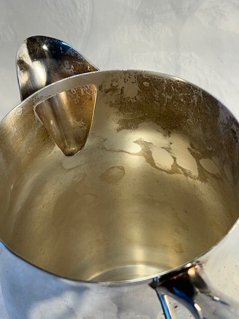 Vintage Sheridan Silver Plated Water Pitcher