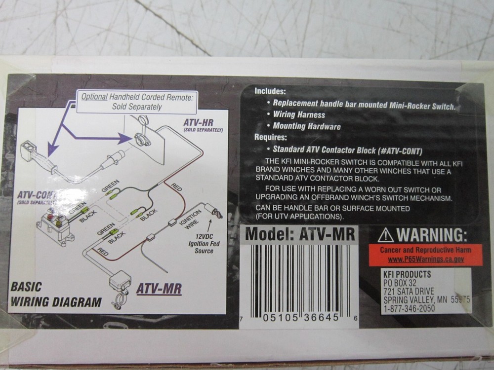 KFI Mini Rocket Winch Switch 30-0600