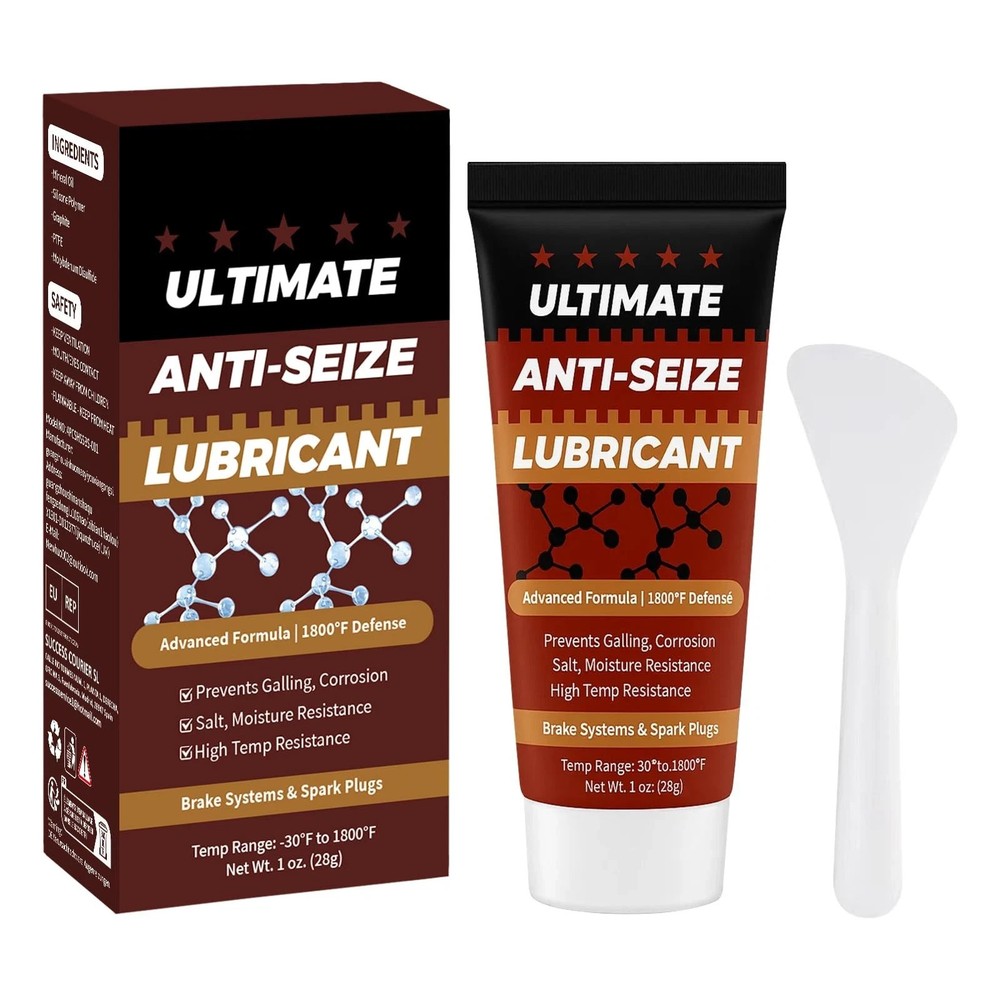 Copper Anti-Seize Thread Lubricant Spark Plug Antiseize Grease Compound 1 oz
