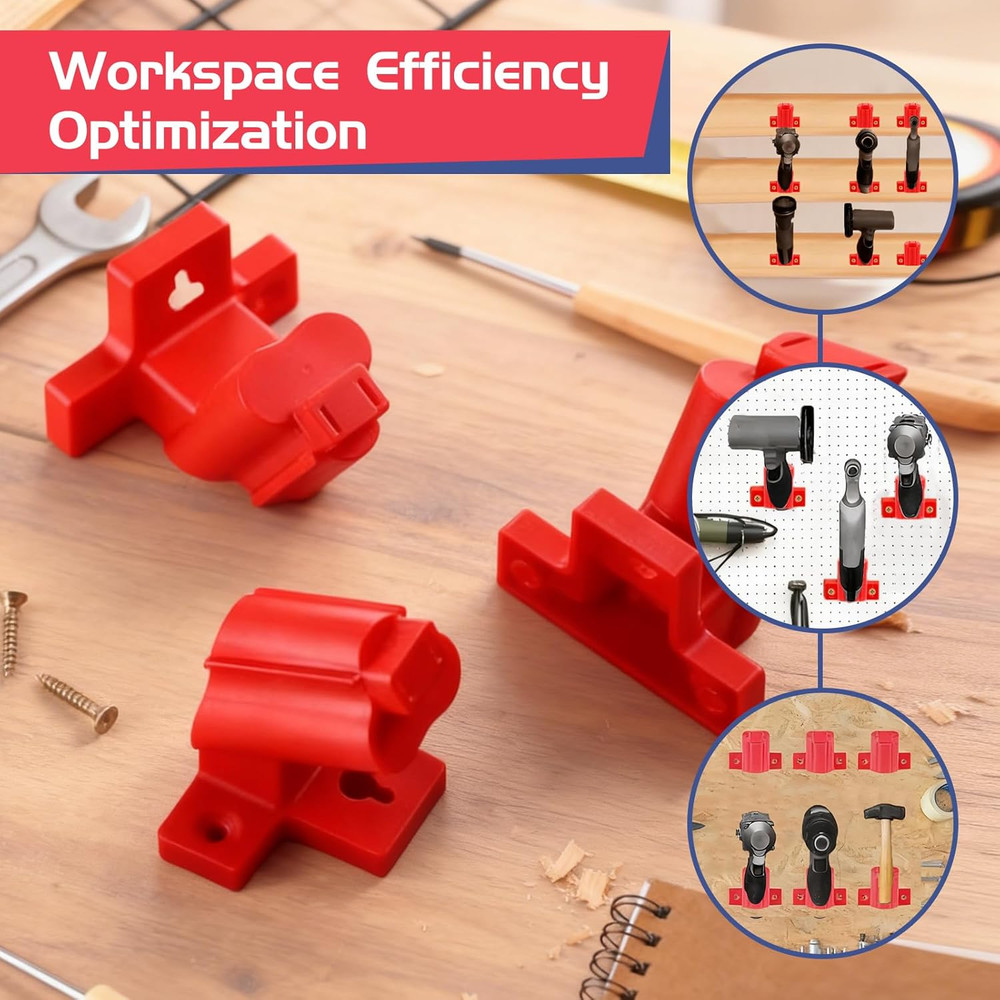 Milwaukee 12V Drill Bit Holder Wall Mount Tool Organizer and Storage Solution