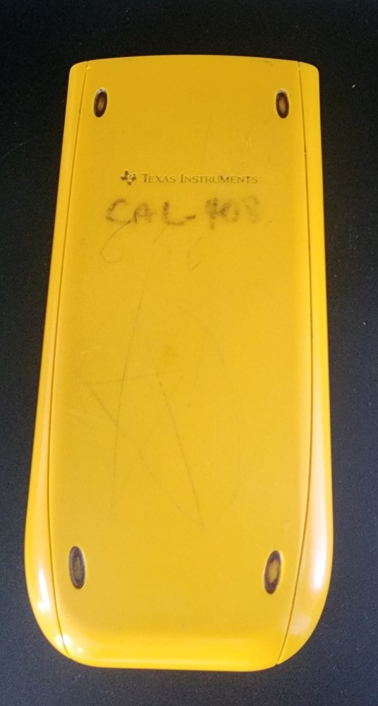 Texas Instruments TI-84 Plus Graphing Calculator Black/Yellow