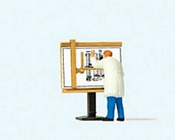 Preiser 28153 HO Scale Draftsman at the Drawing Board