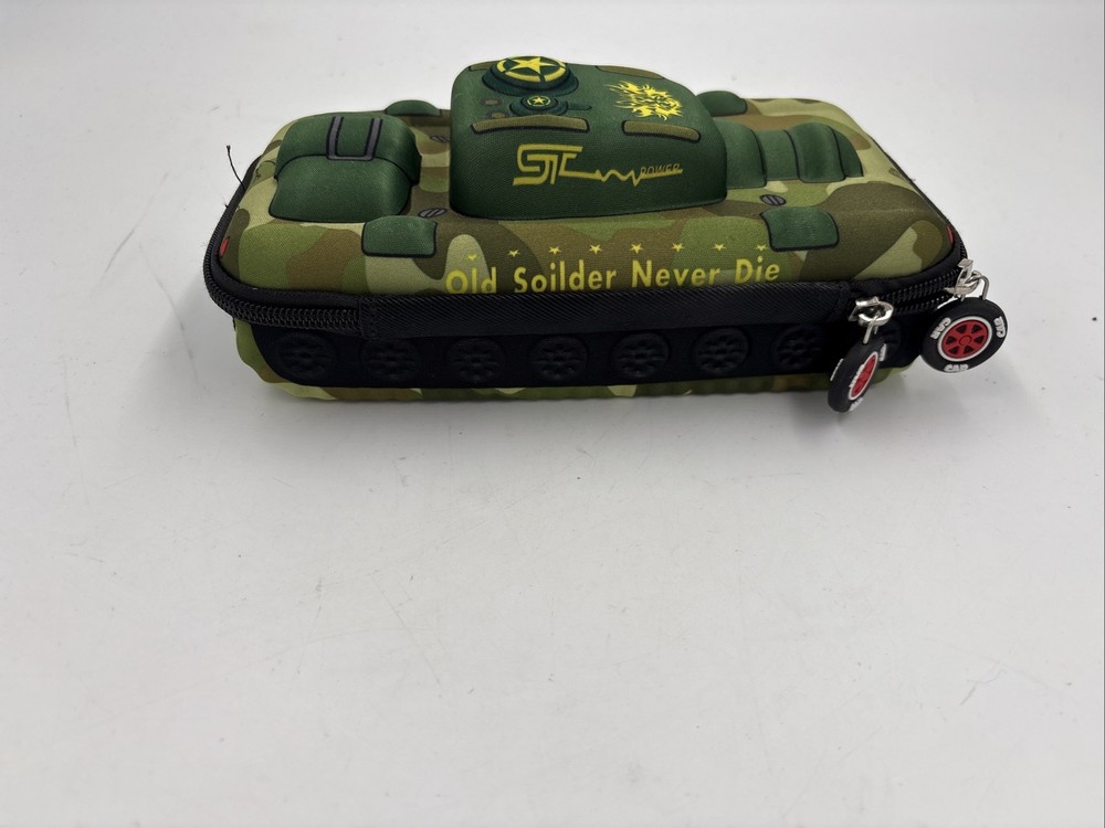 Army Tank Nintendo Switch Hard Shell Carrying Case Open Box