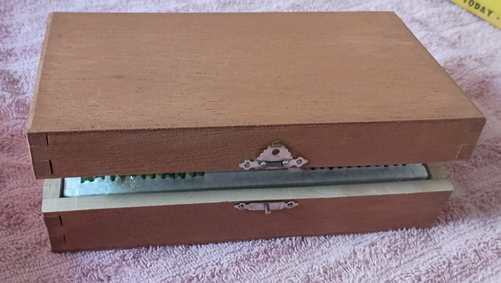 Vintage Gilbert Microcraft Microscope Set W/Metal Case-Milben Slide Making Set