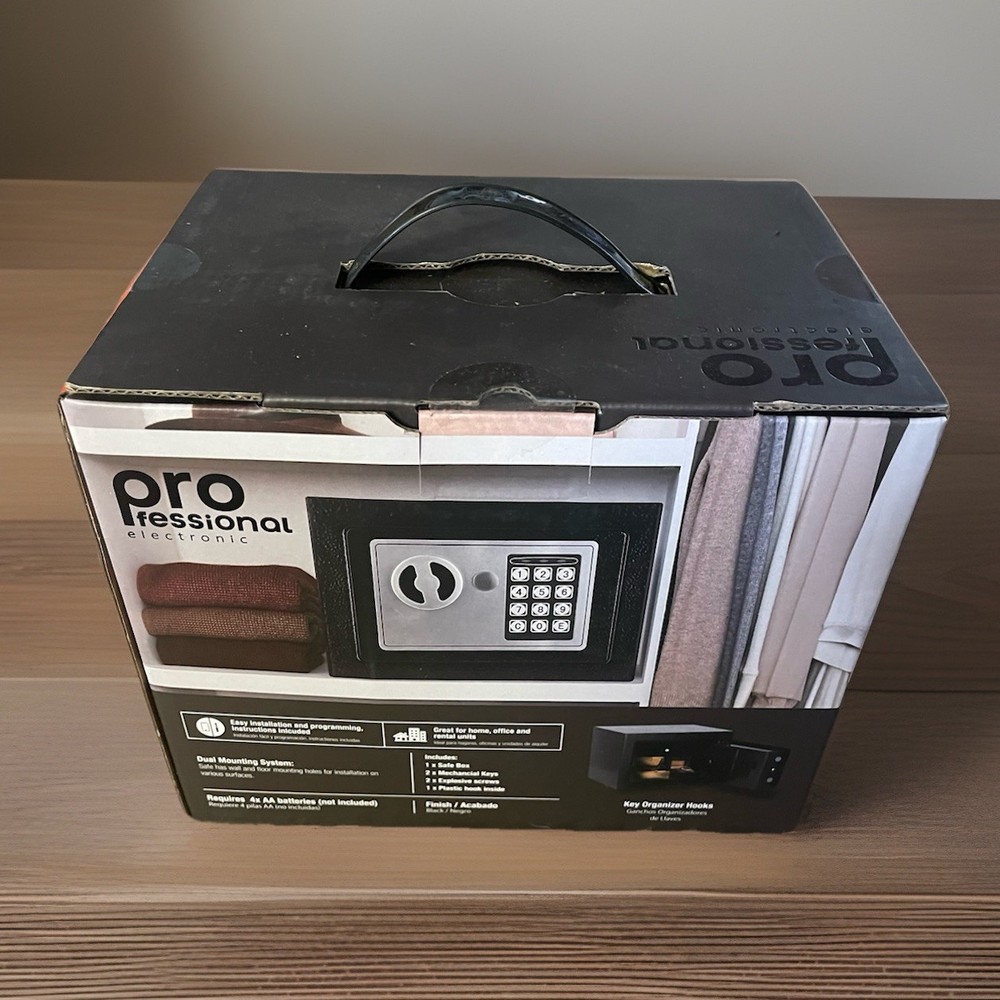NEW Pro-electronic Safe For Home or Office Keys or Passcode- NIB
