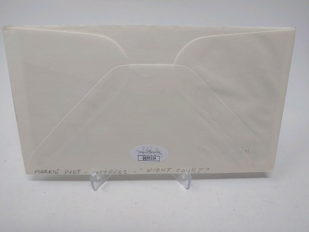 Markie Post Signed Cachet Envelope First Day Cover JSA COA Earl