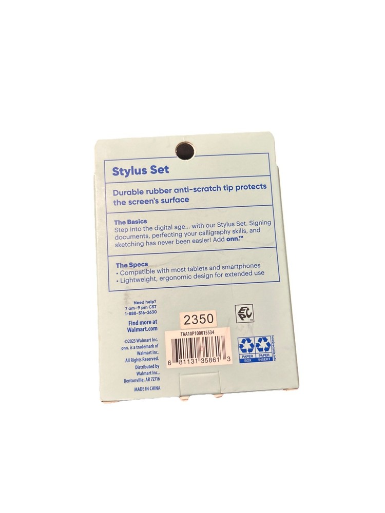 Inn Stylus Set 10 Pack Assorted Colors For Touch Screens