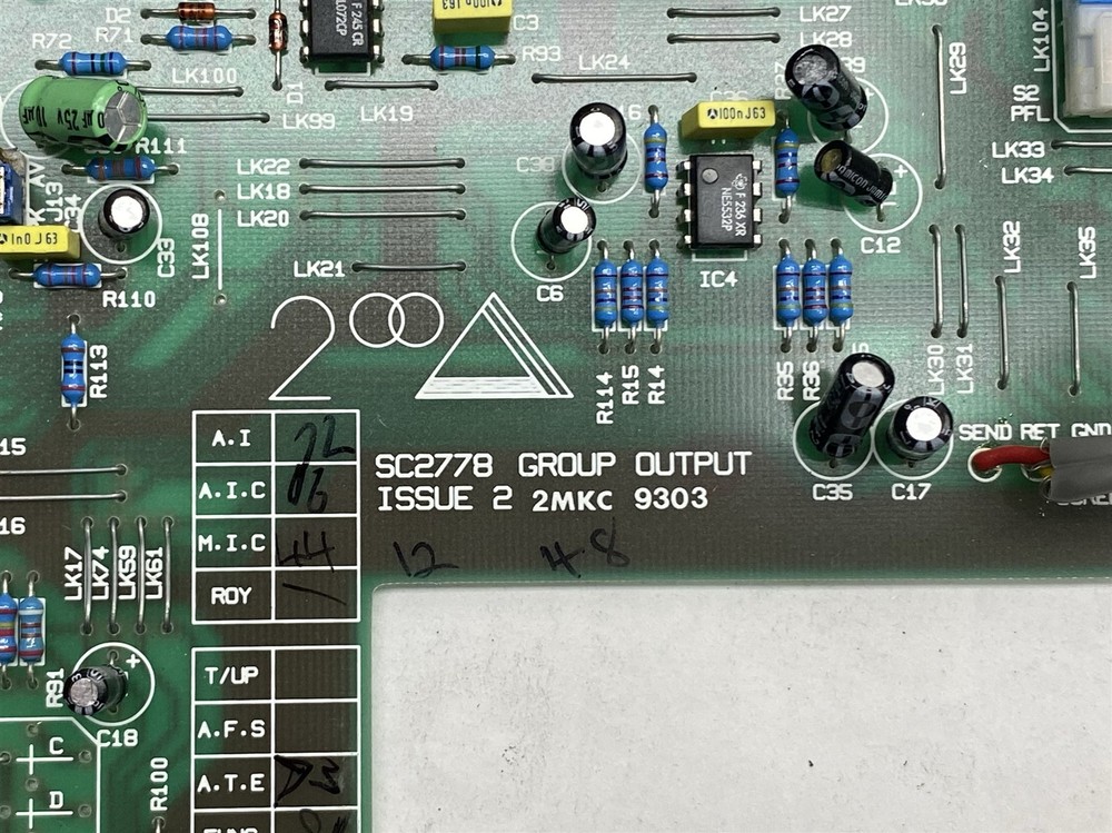 Soundcraft Delta 200 D203 Group Output Card Module