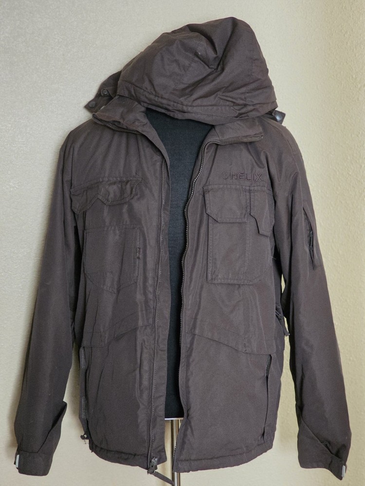 Helix Brown Snowboard Jacket Coat SIZE MEDIUM / NICE CONDITION!
