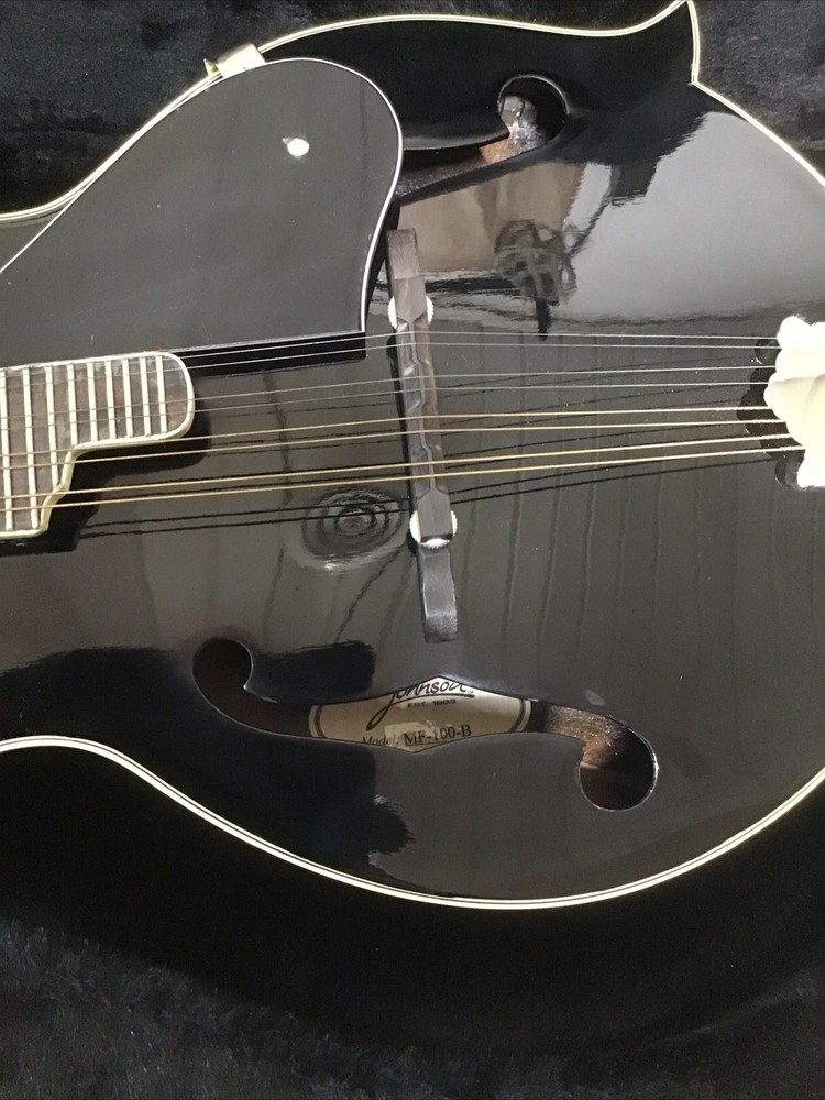 Johnson Model MF-100-B Mandolin with Hardshell Gig Bag