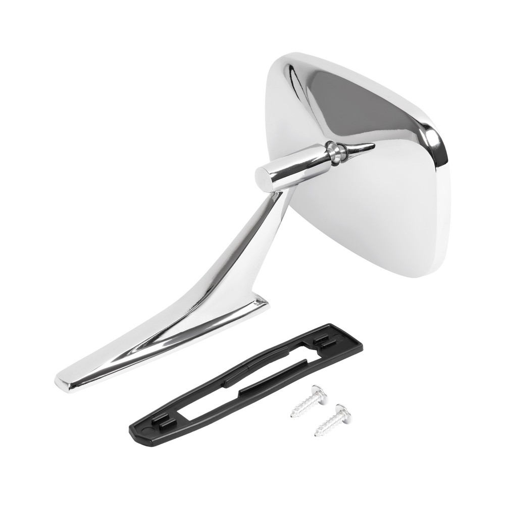 Left Hand Chrome Outside Door Mirror For Chevy Camaro Nova Chevelle 1968 1969-72