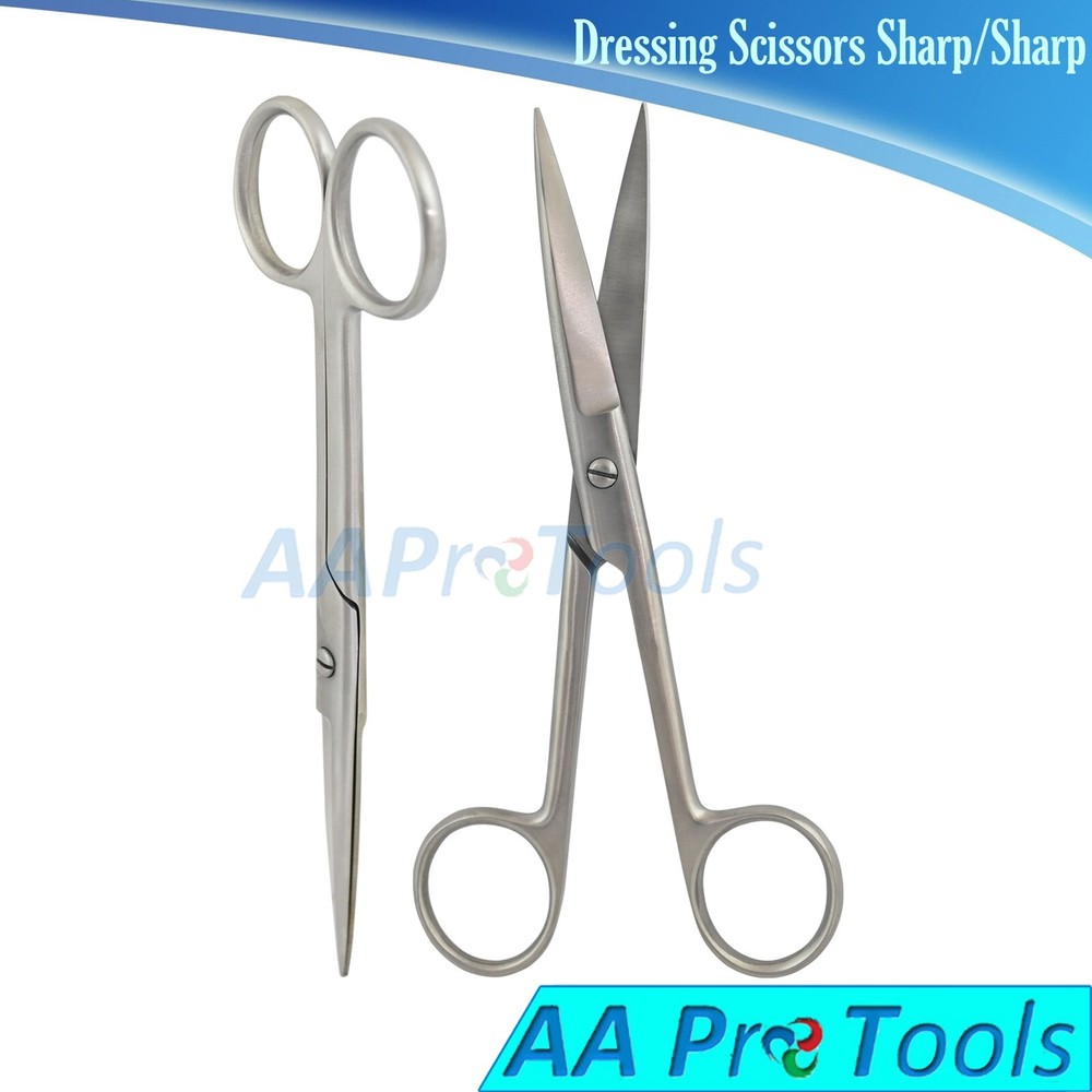 Dressing Nursing Surgical Scissors Sharp / Sharp Straight Operating Scissor 14cm