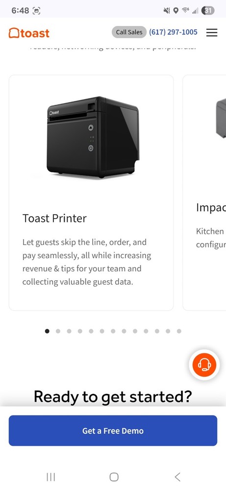 toast POS complete sales system