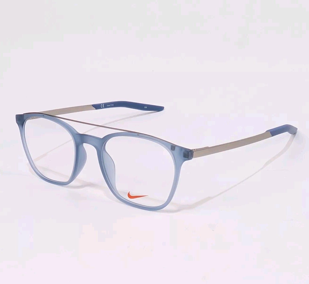 Nike Eyeglasses Frames 7281 401 Matte Ocean Fog 50-20-145 Aviator Full Frame