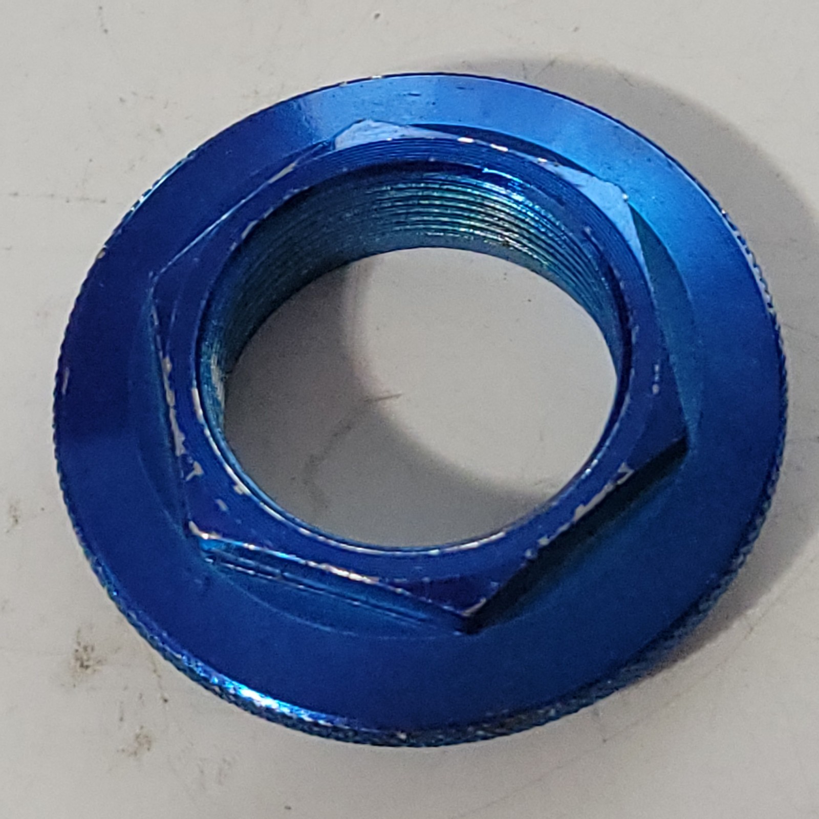 old school NOS blue Hatta 1 inch threaded bmx bike headset blue