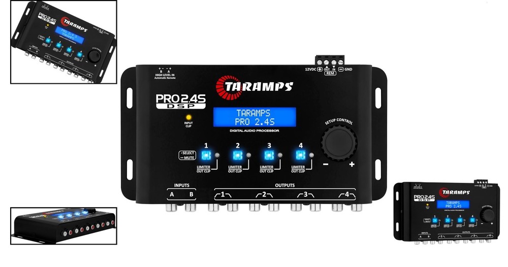High-Performance Pro 2.4S DSP Equalizer with Crossover & 15-Band Graphic Control