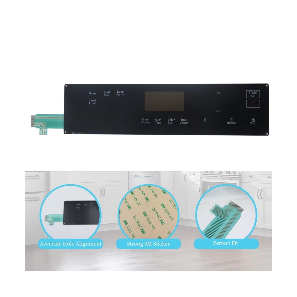 Upgraded DG96-00850E Range Membrane Switch Touchpad Control Panel For Samsung