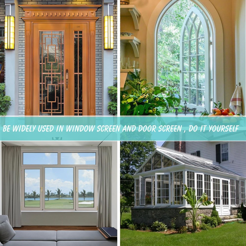 Dustproof Pollen Screen Mesh for Windows and Doors Replacement 109x37