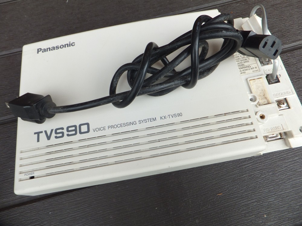 Panasonic TVS90 Voice Processing System KX-TVS90 W/ AC Cord