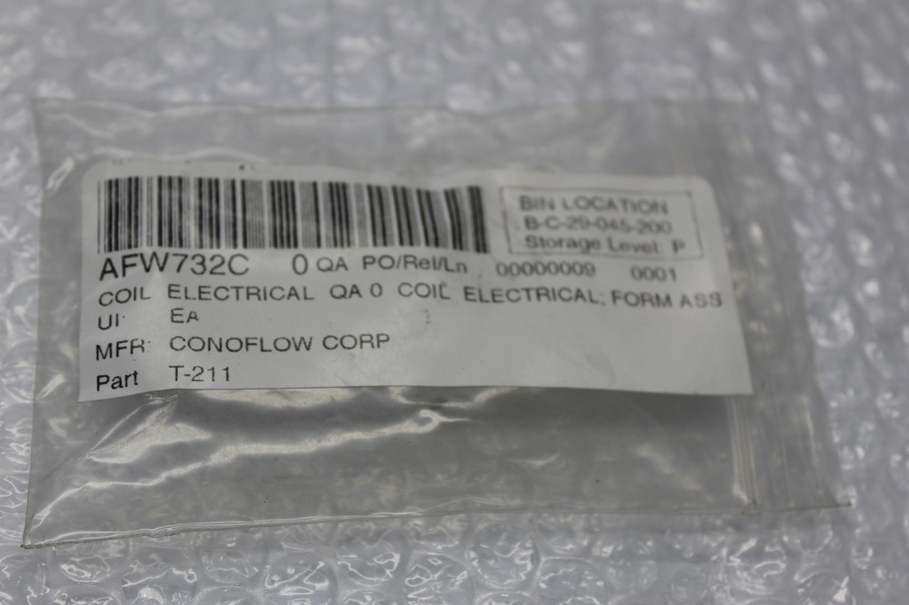 CONOFLOW CORP T-211 COIL NSNP