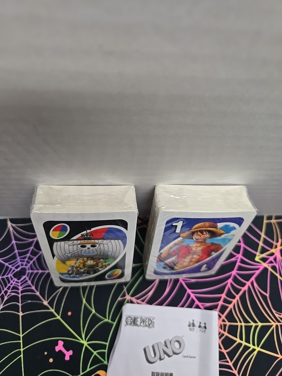 UNO Card Game One Piece 2016 Mattel Japanese CARDS ARE SEALED