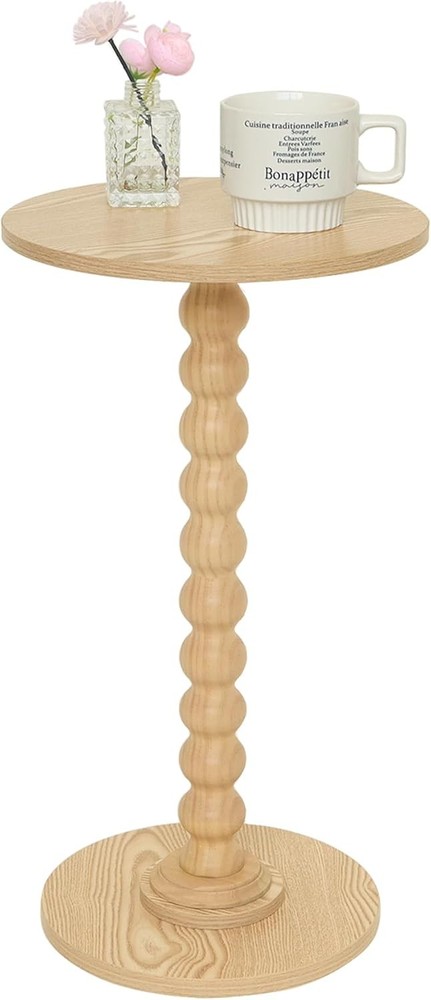 Round Side Table Small Drink Table Small Spaces Modern Accent End Table New