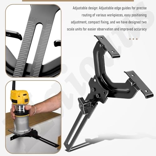 DNP618 Edge Guide for Fixed Base Compact Router, Compatible With DEWALT DWP611