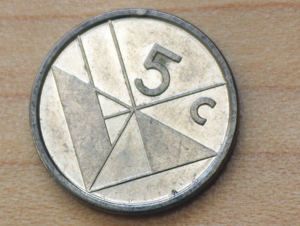 1997 Aruba 5 Cents