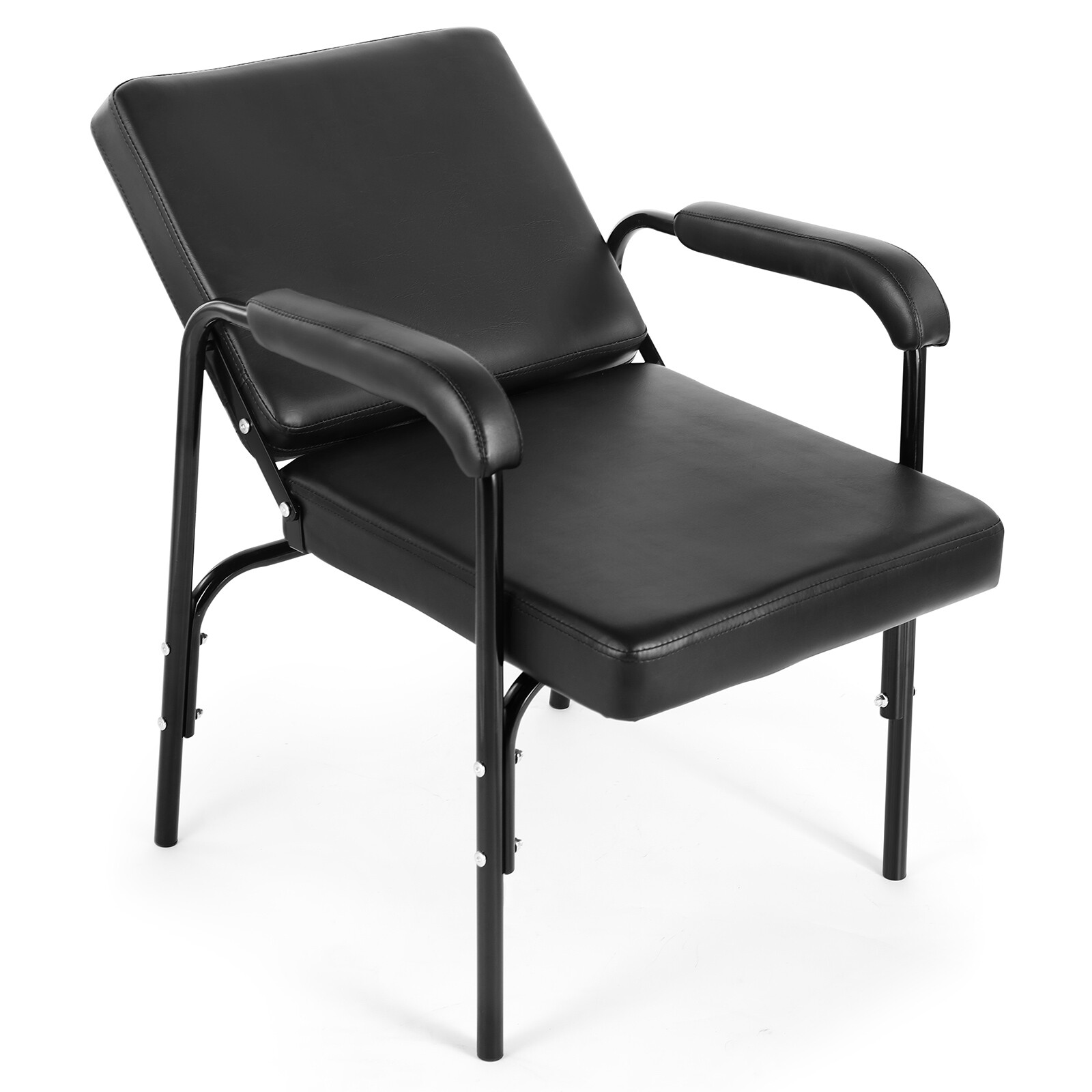 New Black Reclining Salon Barber Shampoo Chair Hair Styling Spa Beauty Equipment