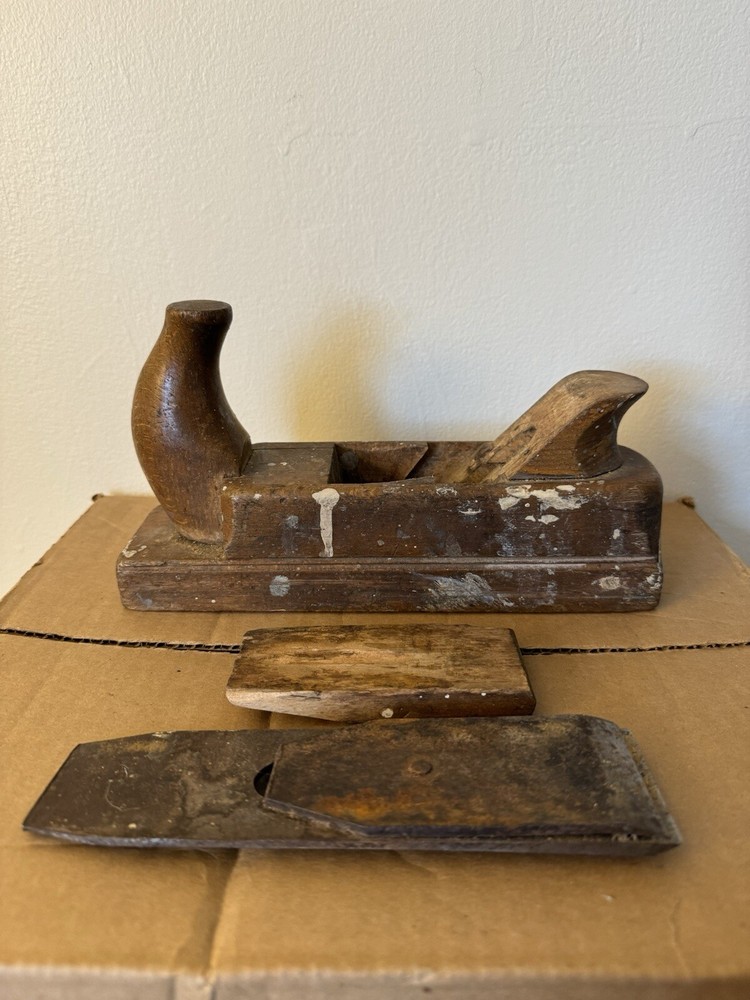 VINTAGE Solid Wood Smoothing Plane Danish JPBO with Adjustable Plane Iron