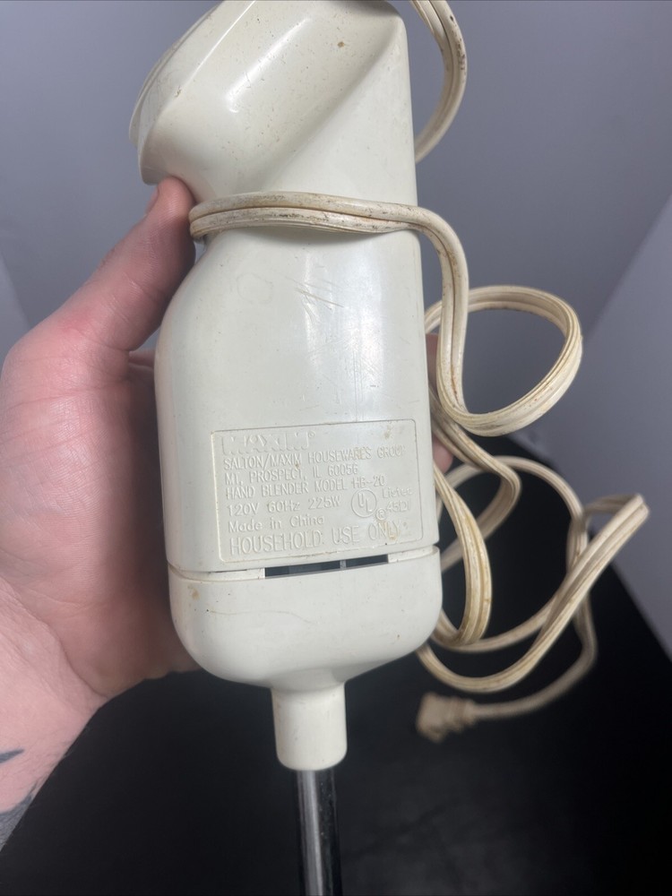 Vintage Maxim Hand Blender Model Hb-20